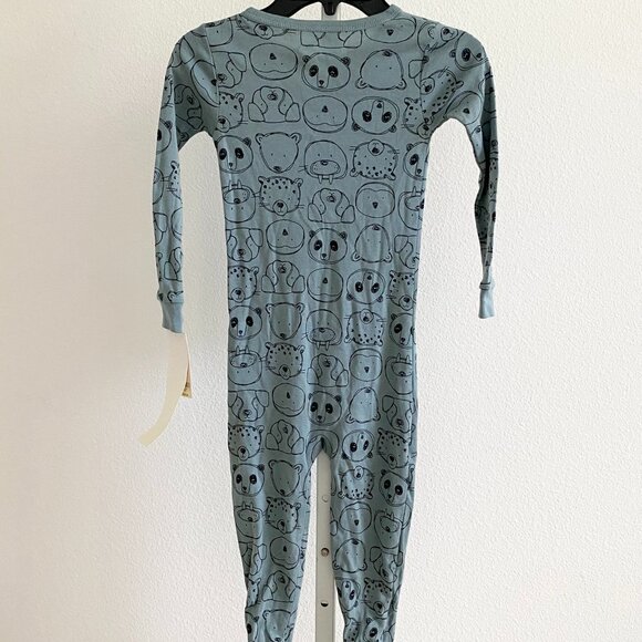 Carter's Toddler Boys Animal Print One-Piece Footed Pajamas Size 4T Snug Fit - Picture 4 of 5